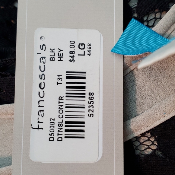 NWT!! FRANCESCA'S BUTTONS BLACK HEY DRESS - Picture 12 of 12